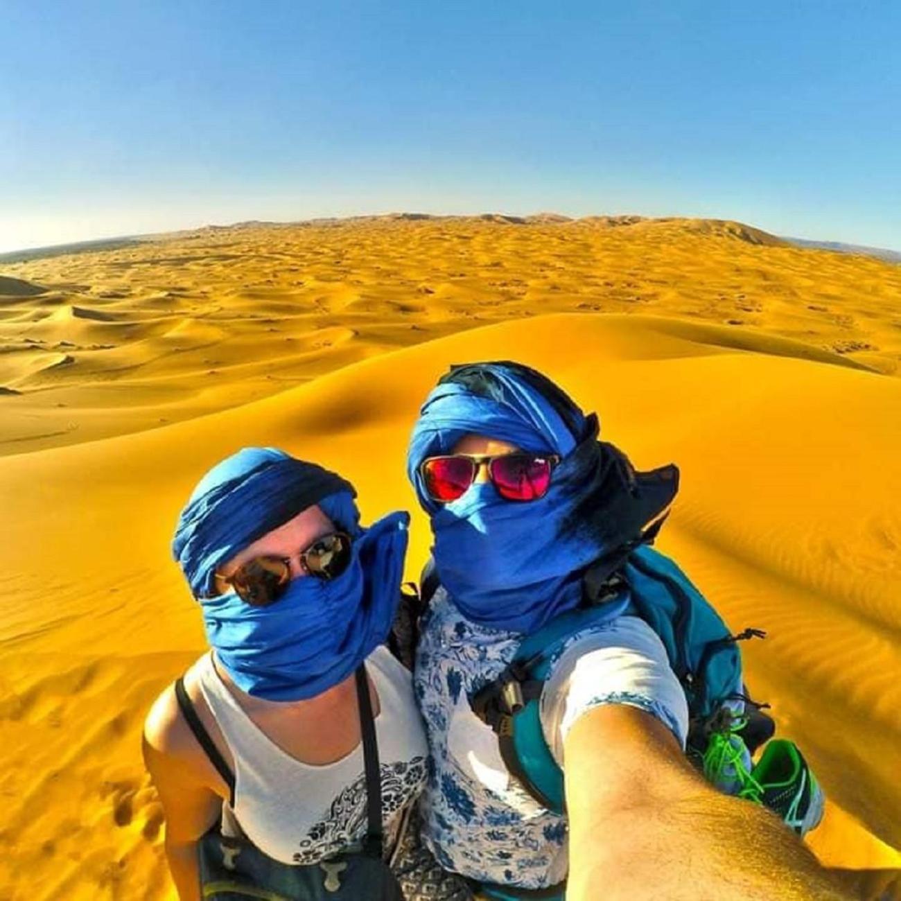 Erg Chebbi Khamlia Desert Camp Merzouga Bagian luar foto