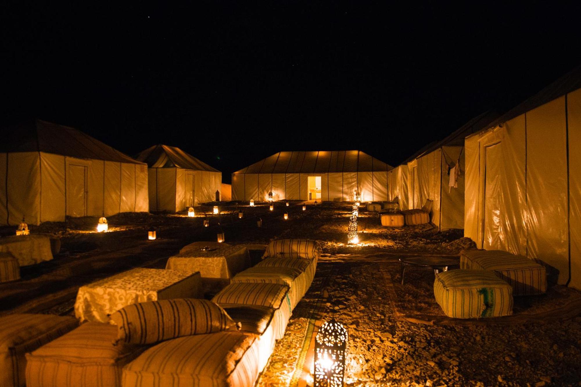 Erg Chebbi Khamlia Desert Camp Merzouga Bagian luar foto