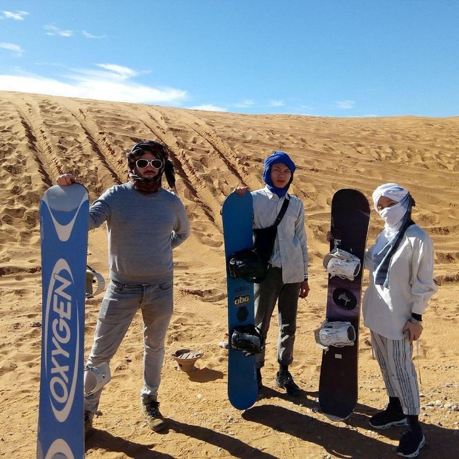 Erg Chebbi Khamlia Desert Camp Merzouga Bagian luar foto