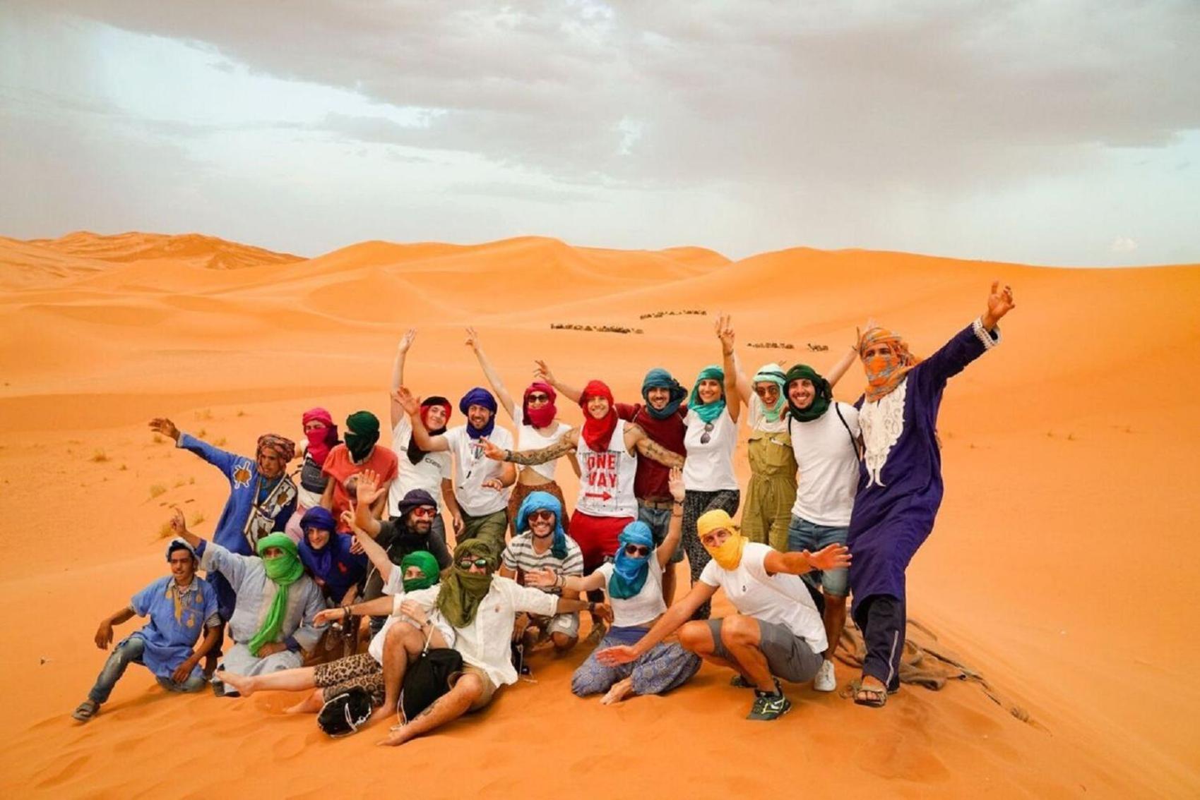 Erg Chebbi Khamlia Desert Camp Merzouga Bagian luar foto