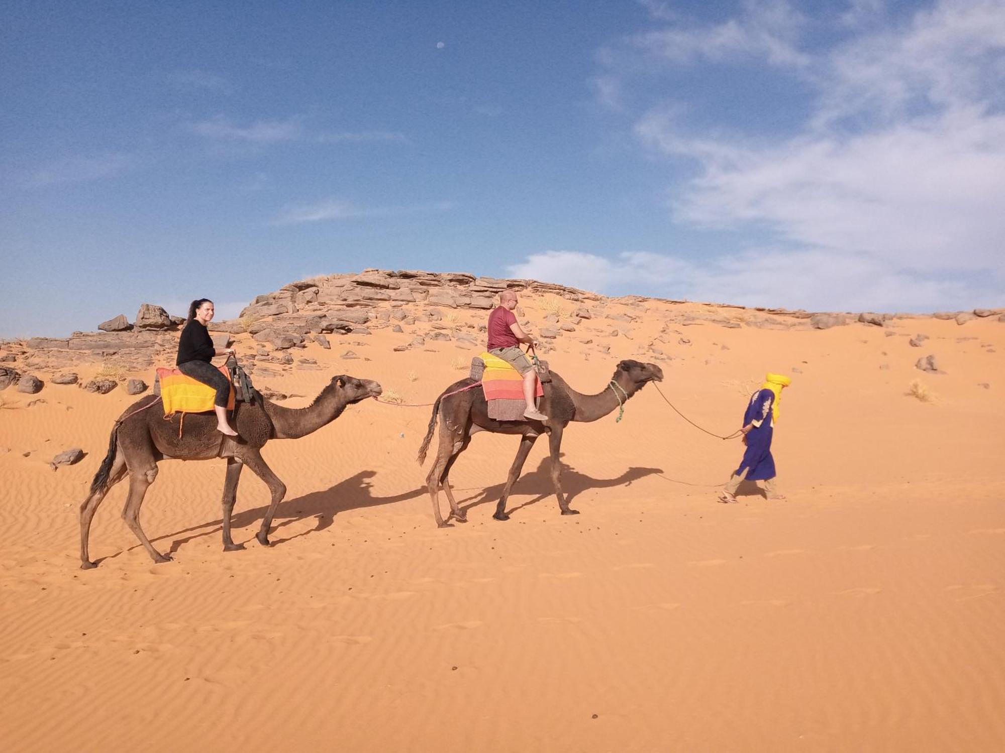 Erg Chebbi Khamlia Desert Camp Merzouga Bagian luar foto