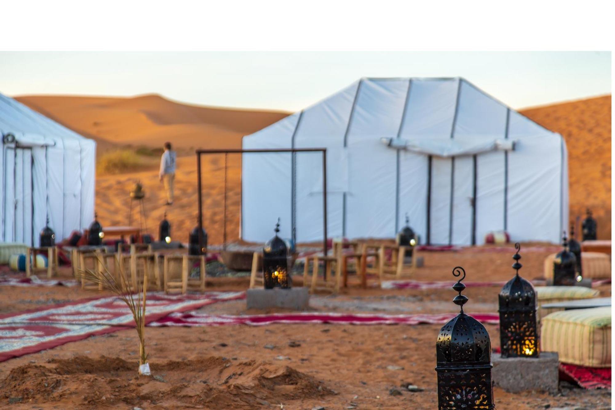 Erg Chebbi Khamlia Desert Camp Merzouga Bagian luar foto
